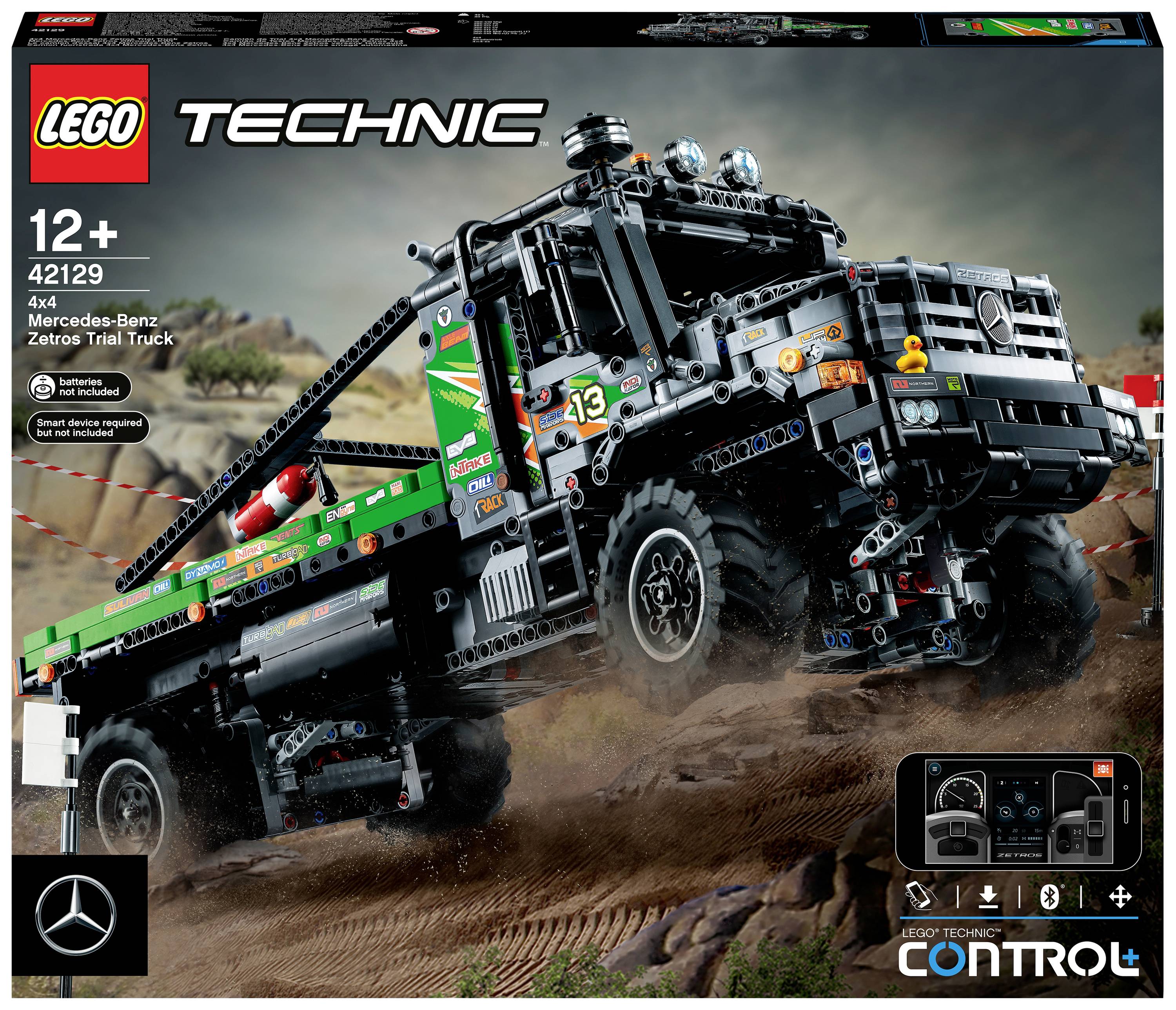 indhente elegant Først 42129 LEGO® TECHNIC 4x4 Mercedes-Benz Zetros off-road truck | Conrad.com