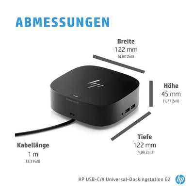 HP USB-C® docking station Dock G5 Compatible with (brand): HP USB-C® powered