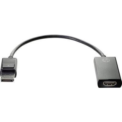 HP 2JA63AA  Adapter [1x DisplayPort plug - 1x HDMI socket] Black Ultra HD (4k) HDMI 