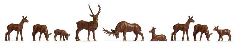 Image of NOCH N Deer; Painted, Standing, Horizontal