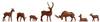 NOCH TT Deer; Painted, Standing, Horizontal