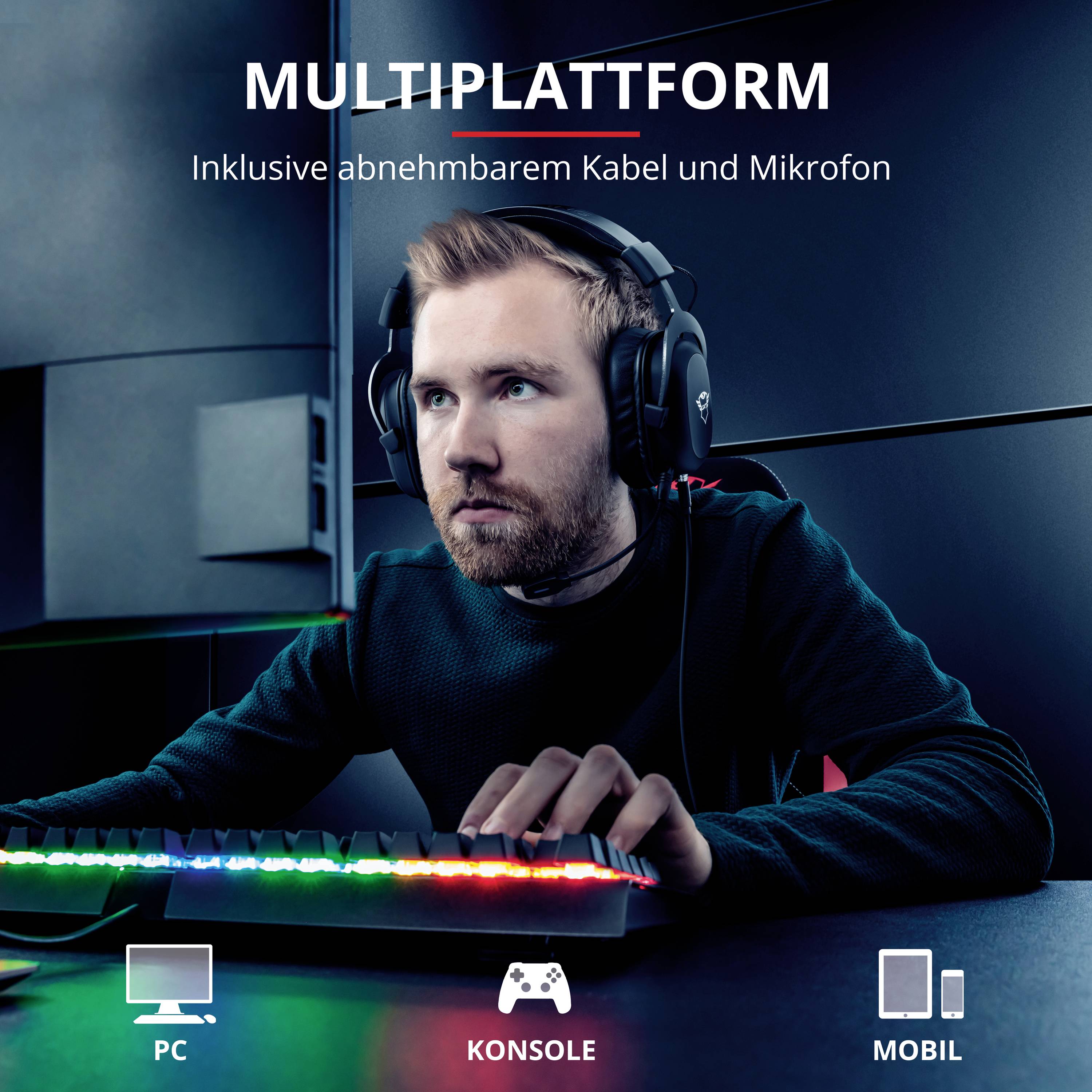 Trust GXT414 Zamak Premium Gaming Over-ear headset Corded (1075100) Stereo Black Microphone noise cancelling Volume cont-11