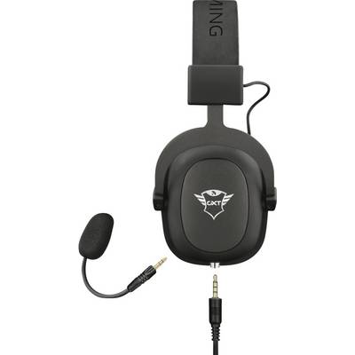 Trust GXT414 Zamak Premium Over-ear headset Corded (1075100) Stereo Black Microphone noise cancelling Volume control, Mi-4