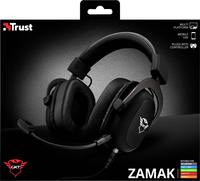 Trust GXT414 Zamak Premium Gaming Over-ear headset Corded (1075100) Stereo Black Microphone noise cancelling Volume cont-8