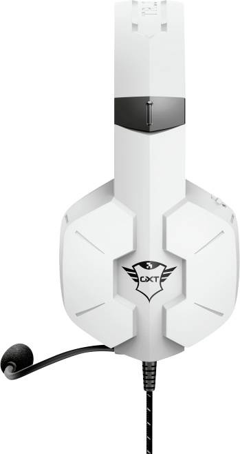 Trust GXT323W Carus Over-ear headset Corded (1075100) Stereo White Volume control, Microphone mute Gaming-4