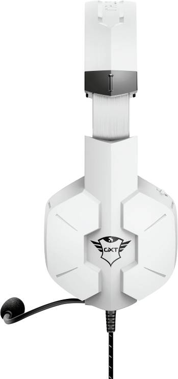 Trust GXT323W Carus Over-ear headset Corded (1075100) Stereo White Volume control, Microphone mute Gaming-8