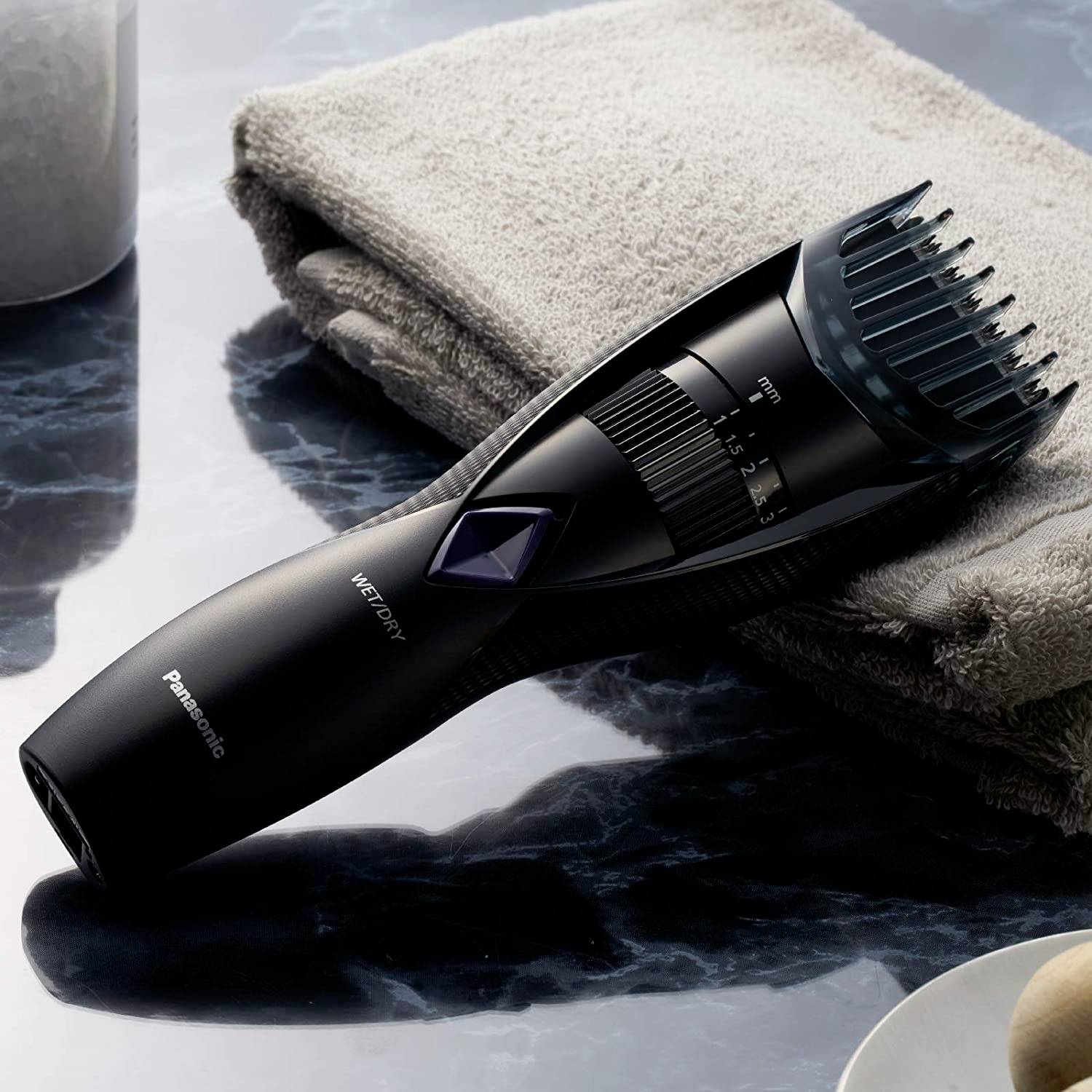 Panasonic ER-GB37-K503 Beard trimmer, Hair clipper, Body hair trimmer Washable Black-1