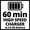 Symbol image for Einhell 4512083 Power X-Change 2x 3Ah & Twincharger Kit Tool battery and charger 18 V 3 Ah Li-ion