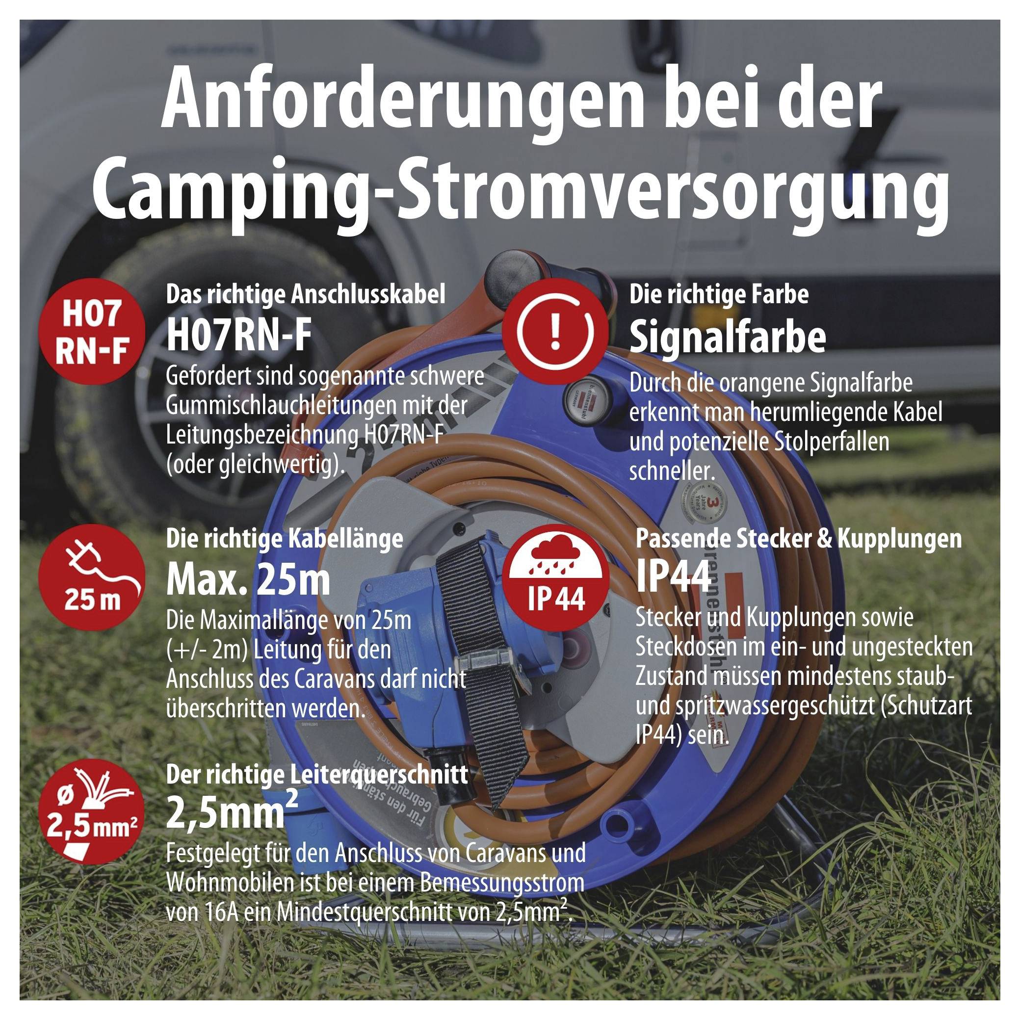 Brennenstuhl 1182760100 Outdoor cable reel 25 m CEE plug (3-pin, 16 A)-5