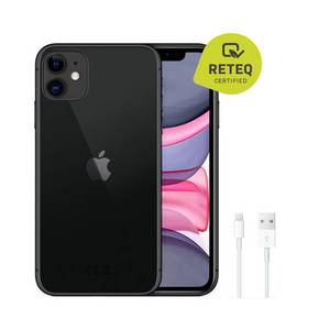 Apple refurbished iPhone 11 Refurbished (acceptable) 128 GB 6.1 inch (15.5 cm)   12 MP Black