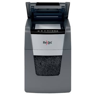 Rexel Optimum AutoFeed+ 90X Document shredder 90 sheet Micro-cut 4 x 28 mm P-4 34 l Also shreds Paper clips, Staples, Cr-2