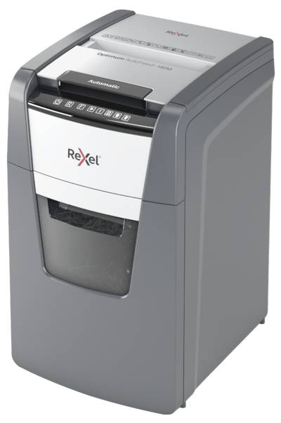 Rexel Optimum AutoFeed+ 150M Document shredder 150 sheet Micro-cut 2 x 15 mm P-5 44 l Also shreds Paper clips, Staples, -0