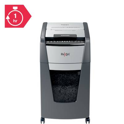 Rexel Optimum AutoFeed+ 300X Document shredder 300 sheet Micro-cut 4 x 25 mm P-4 60 l Also shreds Paper clips, Staples, -10