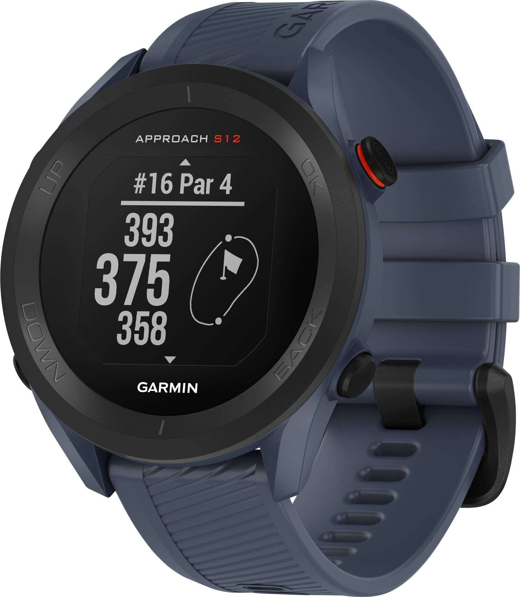 Garmin Approach S12 GPS golf watch Granite blue | Conrad.com