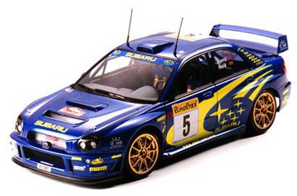 Tamiya 300024240 Subaru Impreza WRC 2001 Model car assembly kit 1:24-6