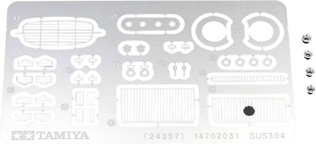 Tamiya 300024357 Lotus Super 7 Serie II Model car assembly kit 1:24-3