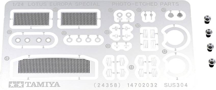 Tamiya 300024358 Lotus Europa Special m. PE Model car assembly kit 1:24-9