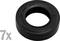 Black rubber tyre with the marking '12x0.50'. Quantity: 7.
