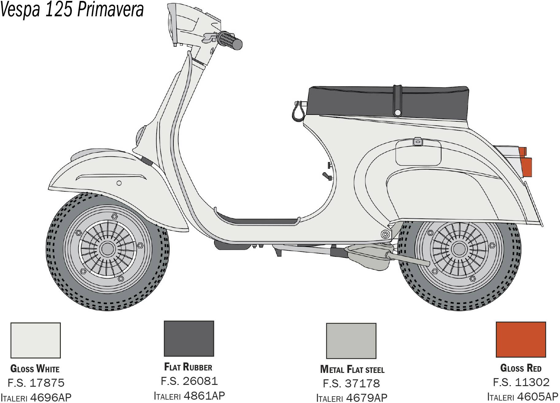 Buy Italeri 4633 Vespa 125 