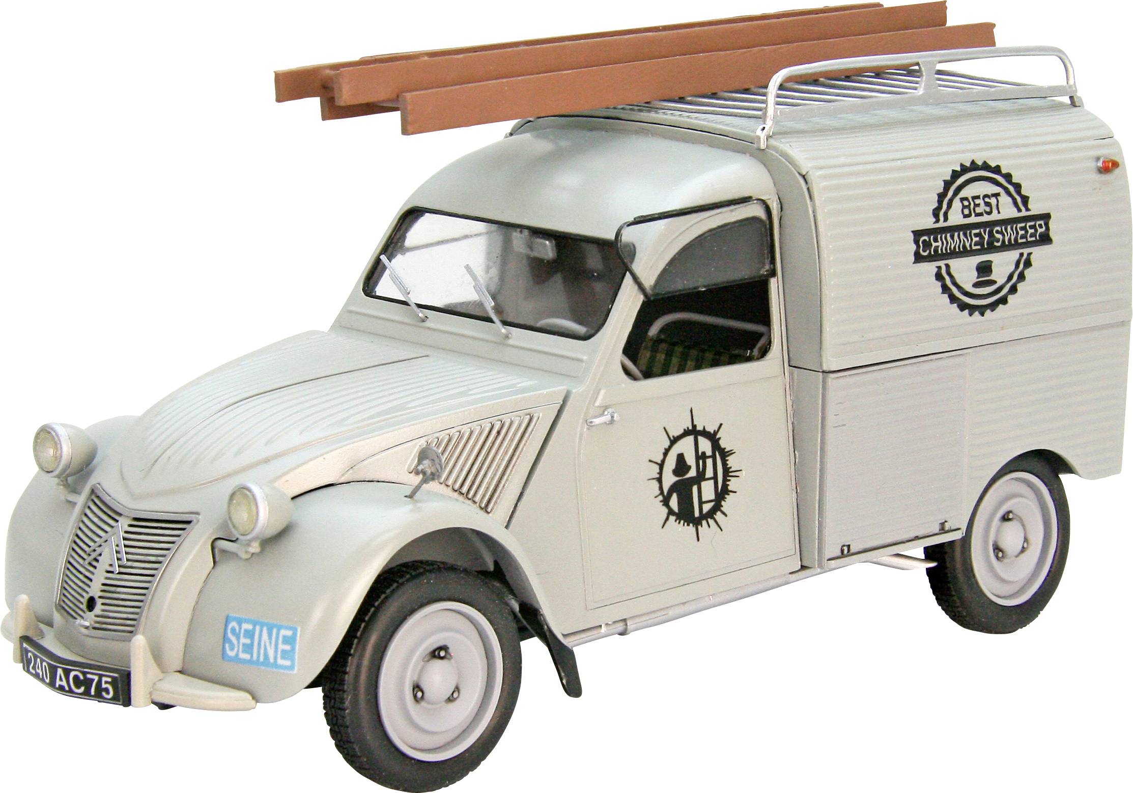 Ebbro 591025017 Citroen 2CV Fourgonnette AZU Model car assembly kit 1:24-2
