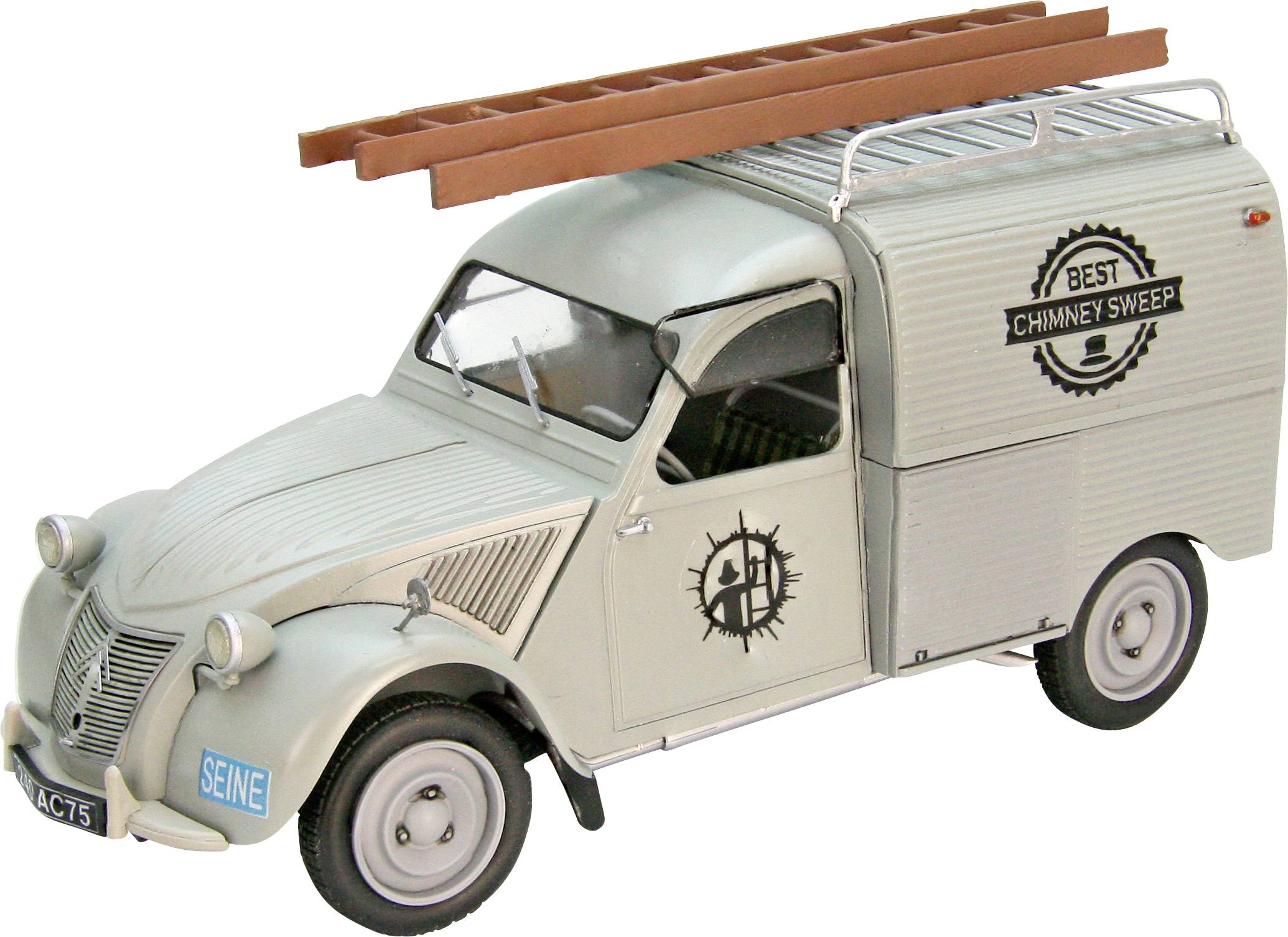 Ebbro 591025017 Citroen 2CV Fourgonnette AZU Model car assembly kit 1:24-3