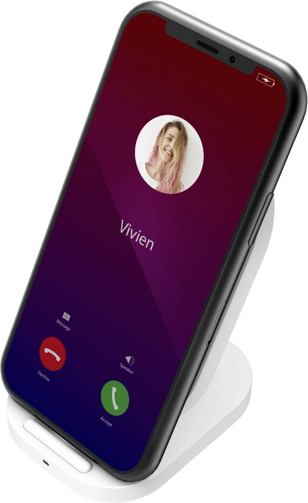 Hama Wireless charger 2000 mA QI-FC10S-Fabric 00188325 Outputs Inductive charging standard White-4