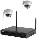Inkovideo 4-channel IP CCTV camera set incl. 2 cameras for Indoors, Outdoors INKO-22M2D