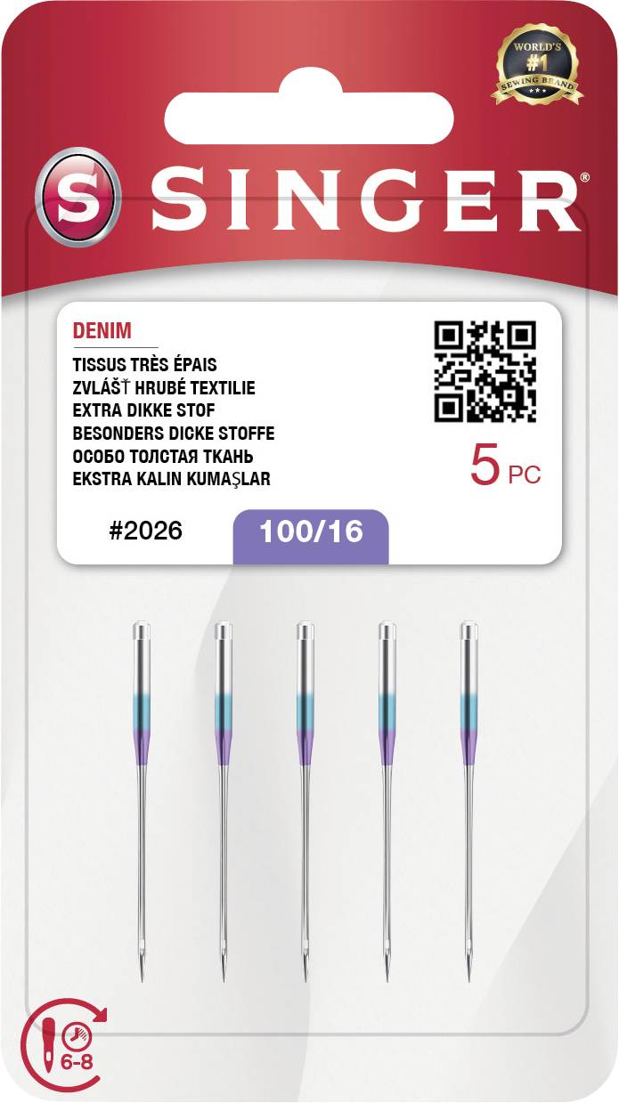 Singer 2020 100/16 Universal needles Silver