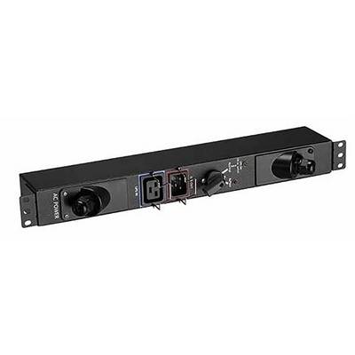 A black rack-mounted device with two rotary switches, two slots, and connections. On the left it says 'AC Power'.
