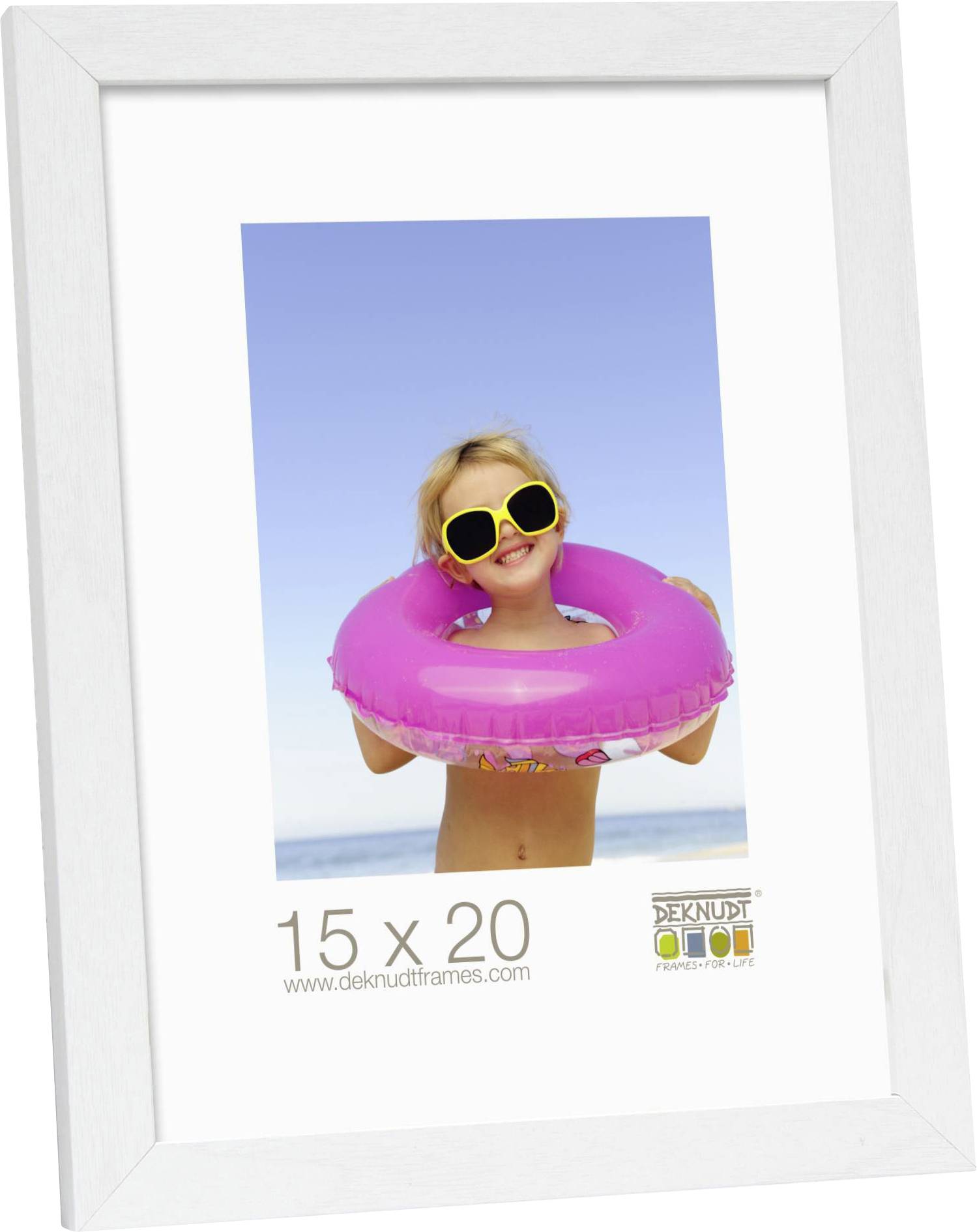 Deknudt S44CF1 15X20 Picture frame Paper size: 20 x 15 cm White ...