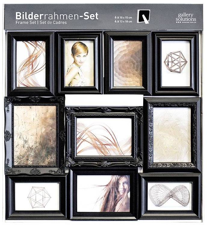 Nielsen Design 8999325 Picture frame Paper size 13 x 18 cm Black