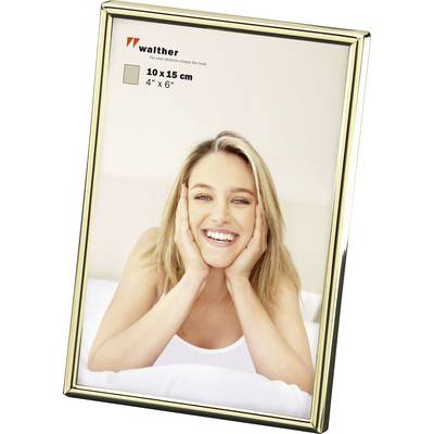 walther+ design WD015G Picture frame Paper size: 10 x 15 cm  Gold