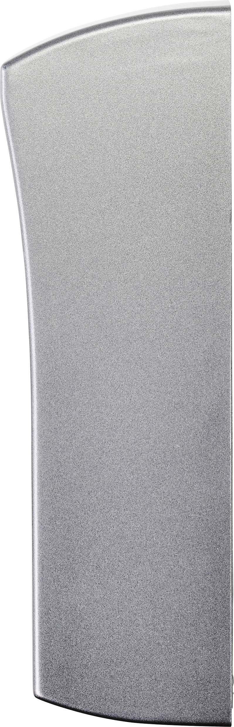 Grey, curved metal surface, vertically aligned.