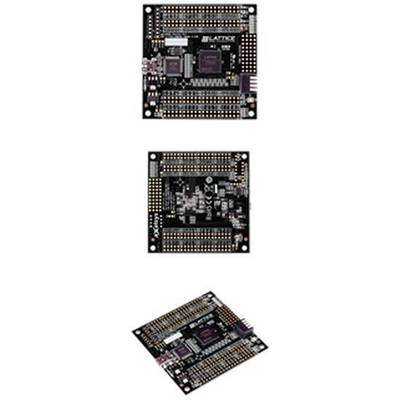 Three images arranged vertically show a printed circuit board with electronic components. The top and bottom views are alternately photographed from above and at an angle.