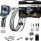 Inspection Camera Set with Screen, Flexible 5 m Cable, Various Adapters and Charging Accessories, Ideal for Hard-to-Reach Places.