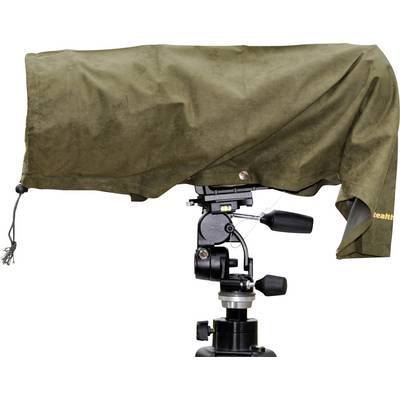 'Tripod with brown protective cover'