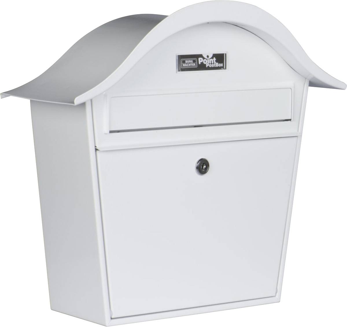 Burg Waechter HOLIDAY 5842 W Letterbox Steel plate White Key