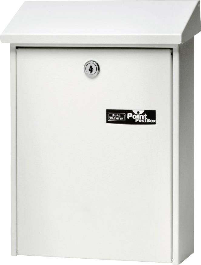 Burg Waechter DAILY 5861 W Daily 5861 W Letterbox Steel plate White Key