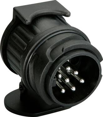 IWH 010210 Trailer adapter [13-pin socket - 7-pin plug] Plastic