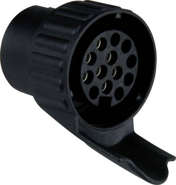 IWH 010212 Trailer adapter [7-pin socket - 13-pin plug] Plastic