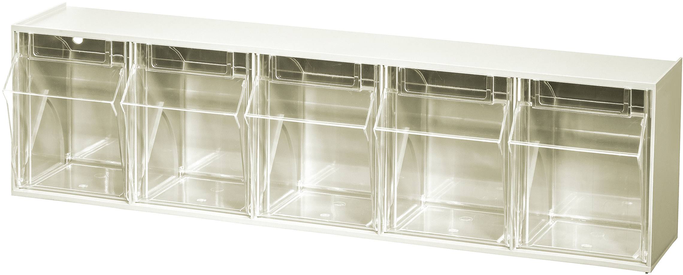Allit 464431 Box organiser VarioPlus ProFlip (W x H x D) 600 x 240 x 200 mm White, Transparent 1 pc(s)-0