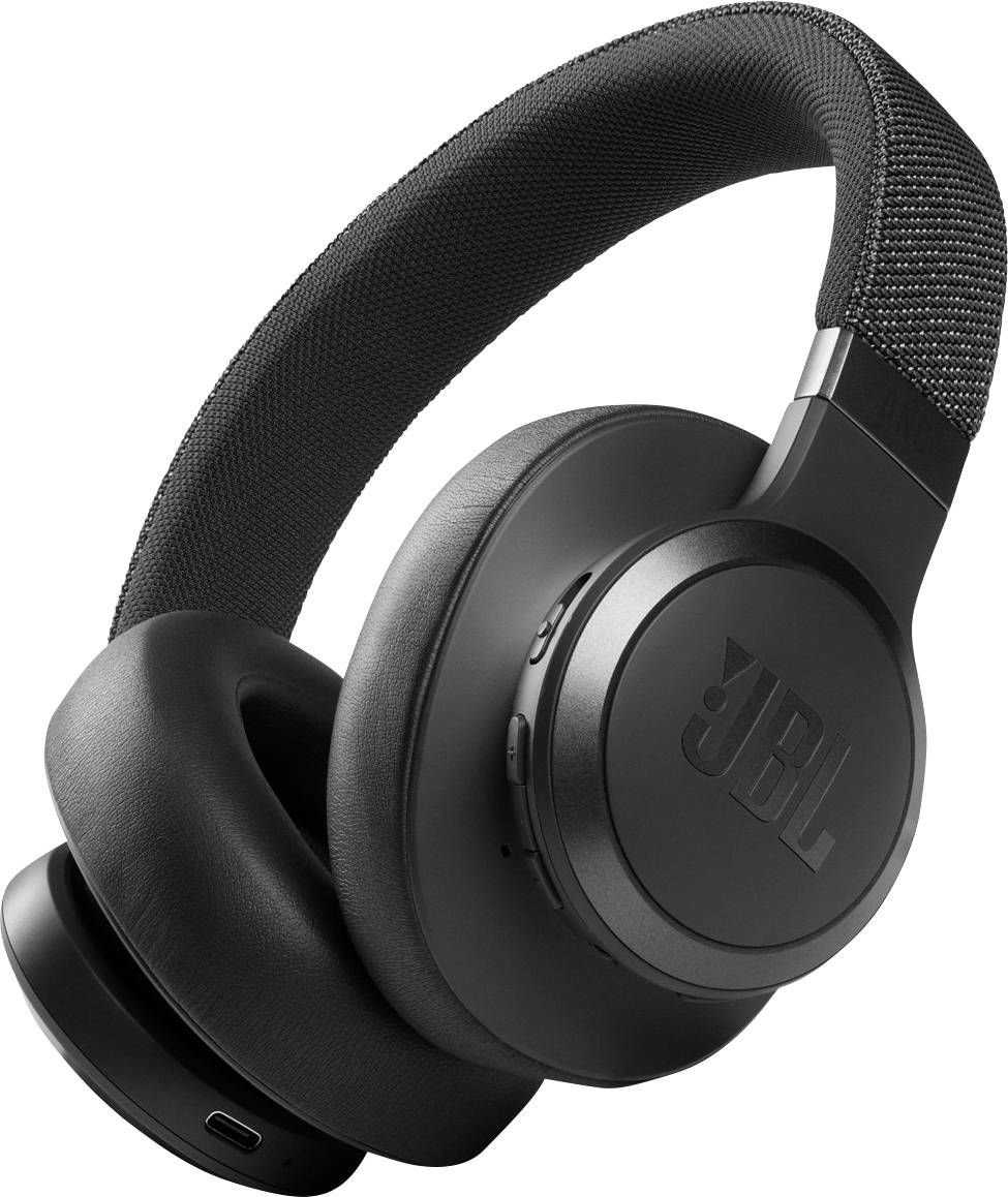 Vandt brænde elevation JBL Harman LIVE 660 NC Over-ear headphones Bluetooth® (1075101), Corded  (1075100) Black Noise cancelling Headset, Pers | Conrad.com