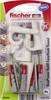 Fischer DuoPower 8x40 EasyHook Round K (4) Assorted dowels 557924 1 Set