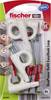 Fischer DuoPower 8x40 EasyHook Loop K (4) Assorted dowels 557927 1 Set