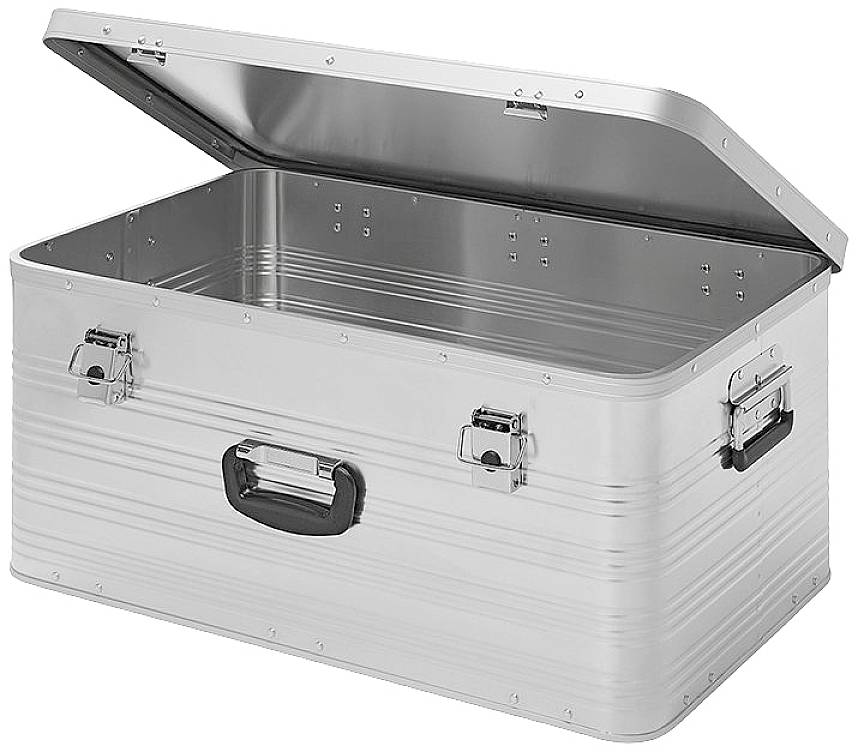 Robust 84 l 19803 Transport box Aluminium (L x W x H) 47.8 x 72 x 33.5 cm-1