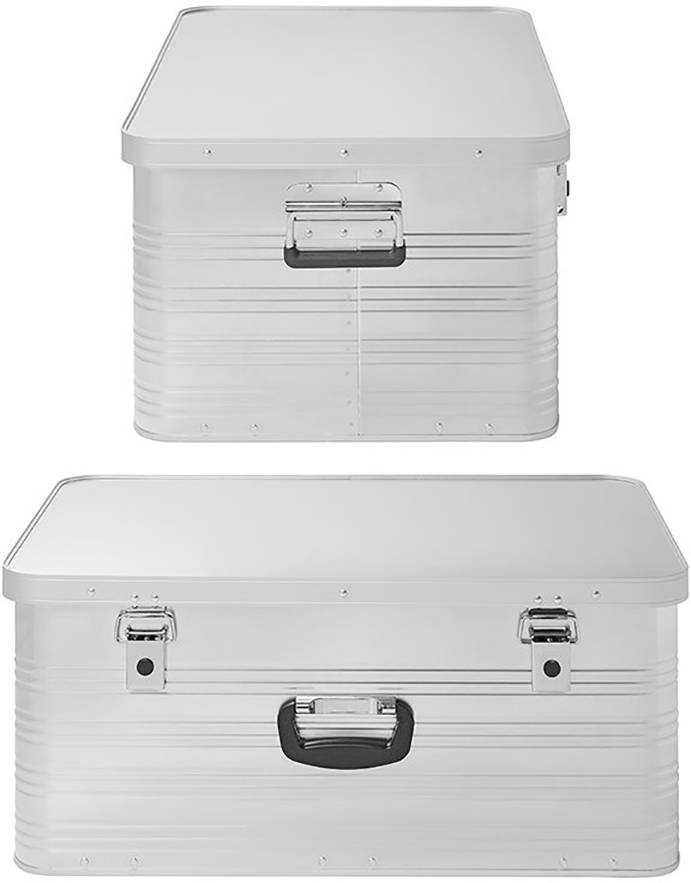 Robust 84 l 19803 Transport box Aluminium (L x W x H) 47.8 x 72 x 33.5 cm-2