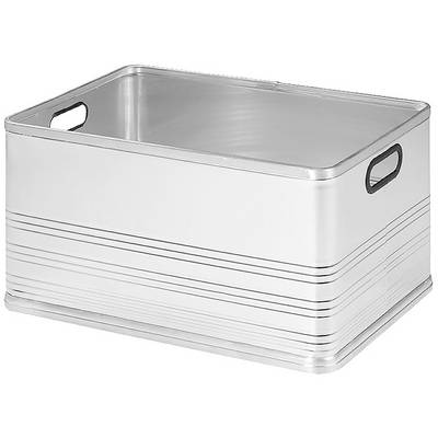 Robust offen 80 l 19809 Transport box Aluminium (L x W x H) 46.5 x 32.2 x 63.6 cm-0
