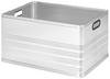 Robust offen 120 l 19810 Transport box Aluminium (L x W x H) 51.3 x 71.8 x 39.3 cm