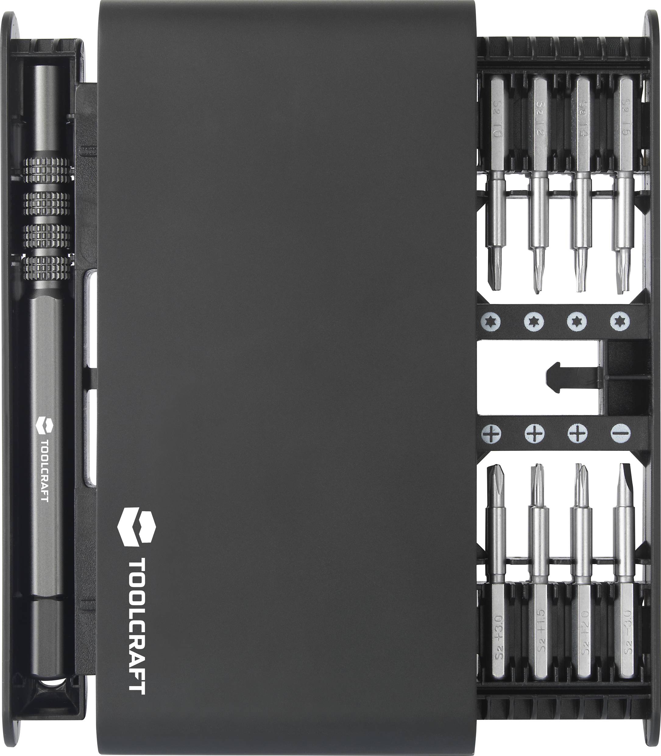 TOOLCRAFT Workshop Bit screwdriver 17-piece