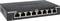 A black NETGEAR Network Switch GS308 with eight Ethernet ports for connecting multiple devices in a network.